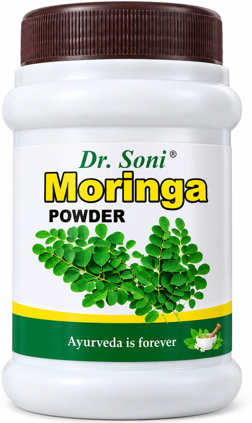 Dr.Soni Moringa Powder 200g | Organic Energy Detox Superfood | Immunity Weight Loss(Pack of 2, 100 g)