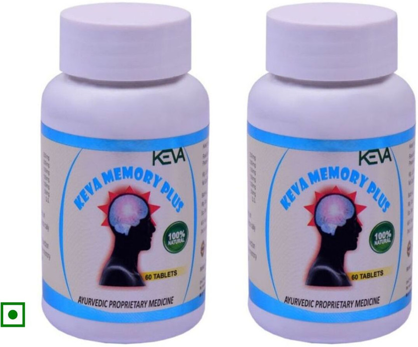 KEVA KEVA Memory Plus Tablet for Brain Power & Stress Relief (Pack Of 2)(Pack of 2, 120 Tablets) - Flipkart Deal