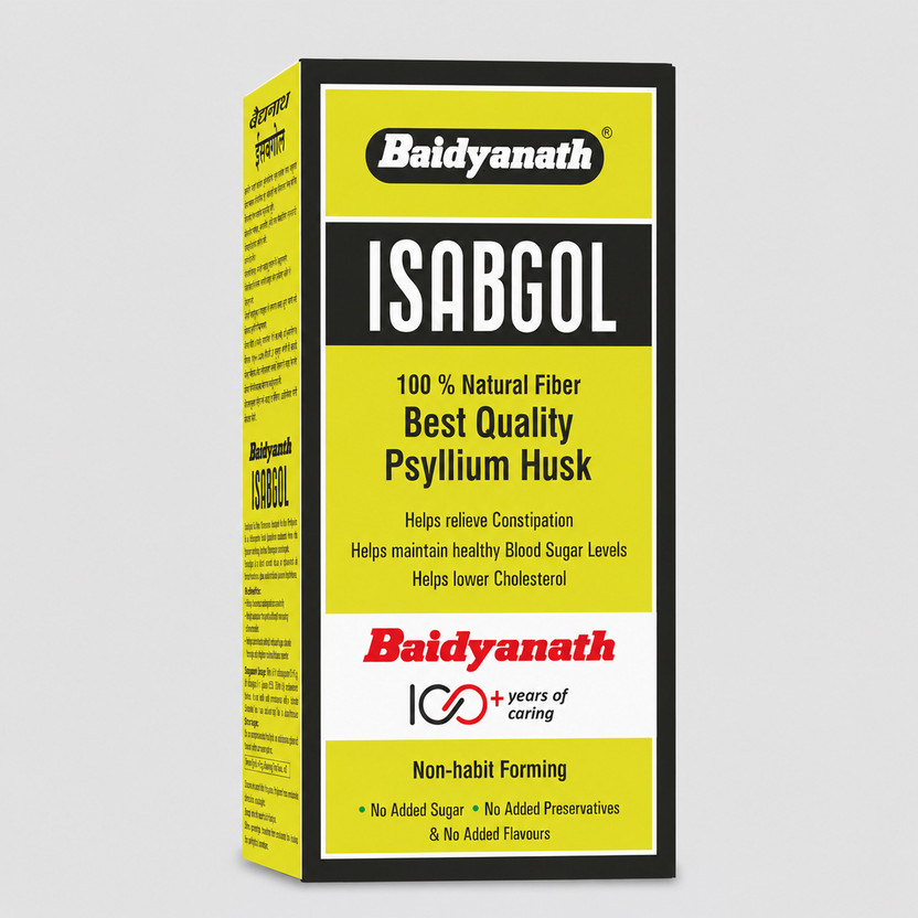 Baidyanath Isabgol Psyllium Husk Powder - 200gm | Effective Constipation Relief, Digestion(200 g)