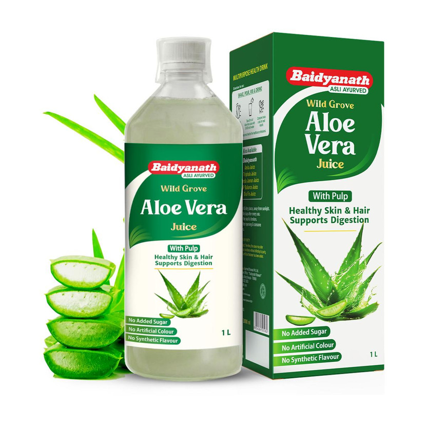 Baidyanath Baidyanath Wild Grove Aloe Vera Juice(1 L) - Flipkart Deal