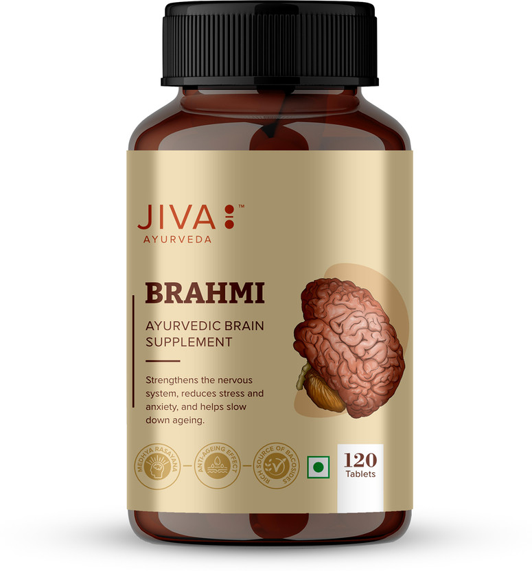 JIVA Brahmi Tablet (Pack of 1) - 120 Tablets(120 Tablets)