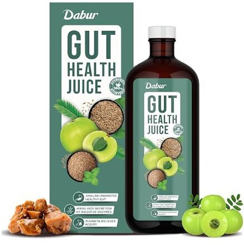 Dabur Gut Health Juice 1L 100% Natural & Ayurvedic For Digestive Health (Pack of 1)(1 L)