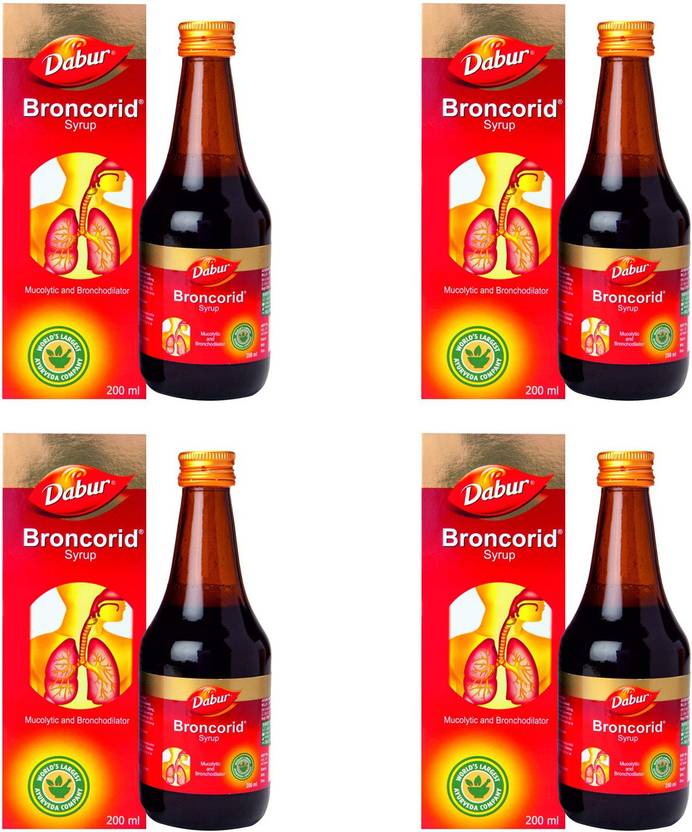 Dabur Broncorid Cough Syrup 200ML Price in India Buy Dabur Broncorid