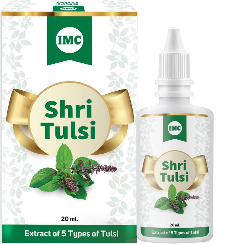 IMC Shri Tulsi | Powerful Immunity Booster, Fights 200+ Diseases, Cough/Cold Aid(20 ml)