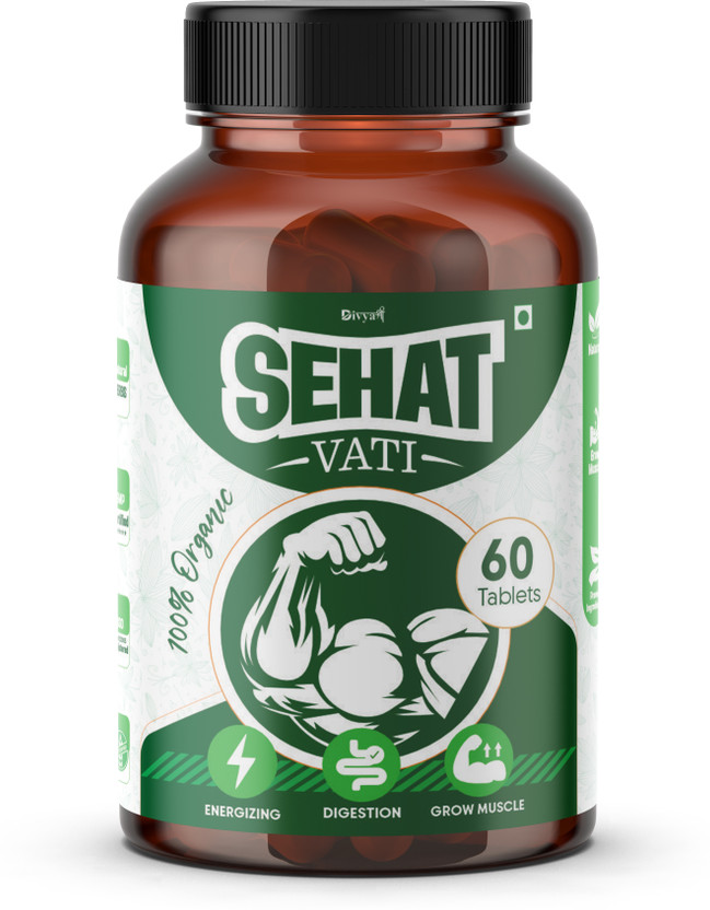 Divya Shree Sehat Vati Weight Gain Tablet Energy & Stamina Herbal Supplement(60 Tablets)