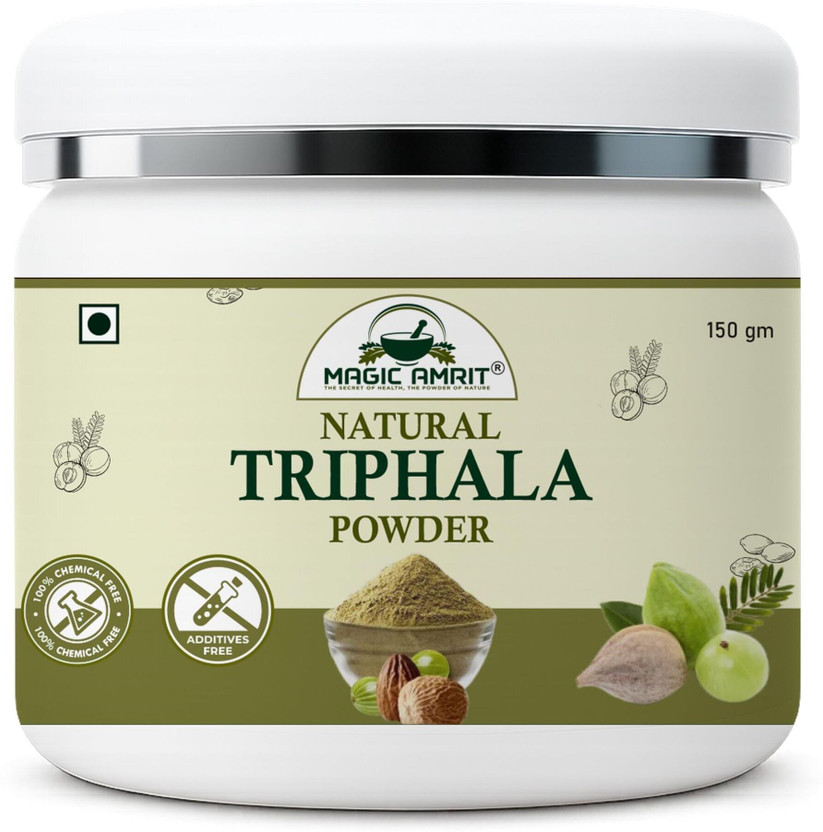 Magic Amrit Triphala Powder | Ayurvedic Digestive Cleanser | Natural Constipation Relief(150 g)