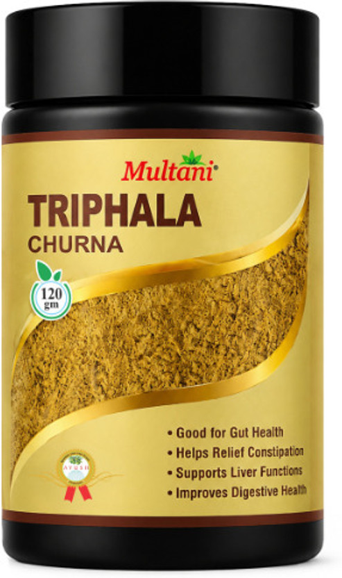 Multani Ayurvedic Triphala Churan (Powder) | Relief From Constipation & Blood Purifer -(120 g)
