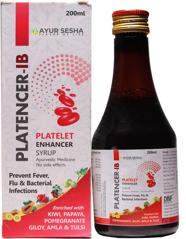 AYUR SESHA Ayurvedic Platelet Enhancer Syrup200ml Price in India Buy