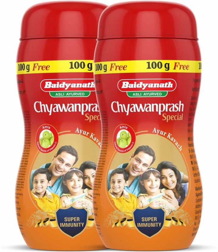 Baidyanath Chyawanprash Special, 950g + 100g Extra (Pack of 2) Natural Immunity Booster(2 kg)