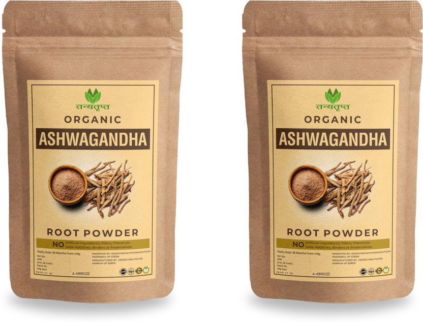 Tanyatrapt Premium Ashwagandha Root Powder Supports Anxiety & Stress (2 x 100g)(Pack of 2, 200 g)