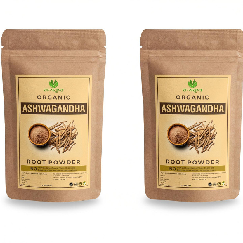 Tanyatrapt Premium Ashwagandha Root Powder Supports Anxiety & Stress (2 x 100g)(Pack of 2, 200 g)