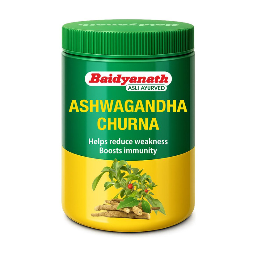 Baidyanath Ashwagandha Churna Ayurvedic Root Powder for Energy & Vitality(100 g)