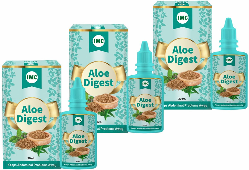 IMC Aloe Digest | Healthy Stomach, Relieves Colic, Boosts Appetite & Digestion(Pack of 3, 90 ml)