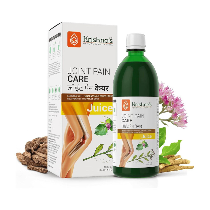 Flipkart Krishna's Herbal & Ayurveda Joint Pain Care Juice | Effective in Reducing Joint, Bone and Muscle Pains(1000 ml) - Flipkart Deal