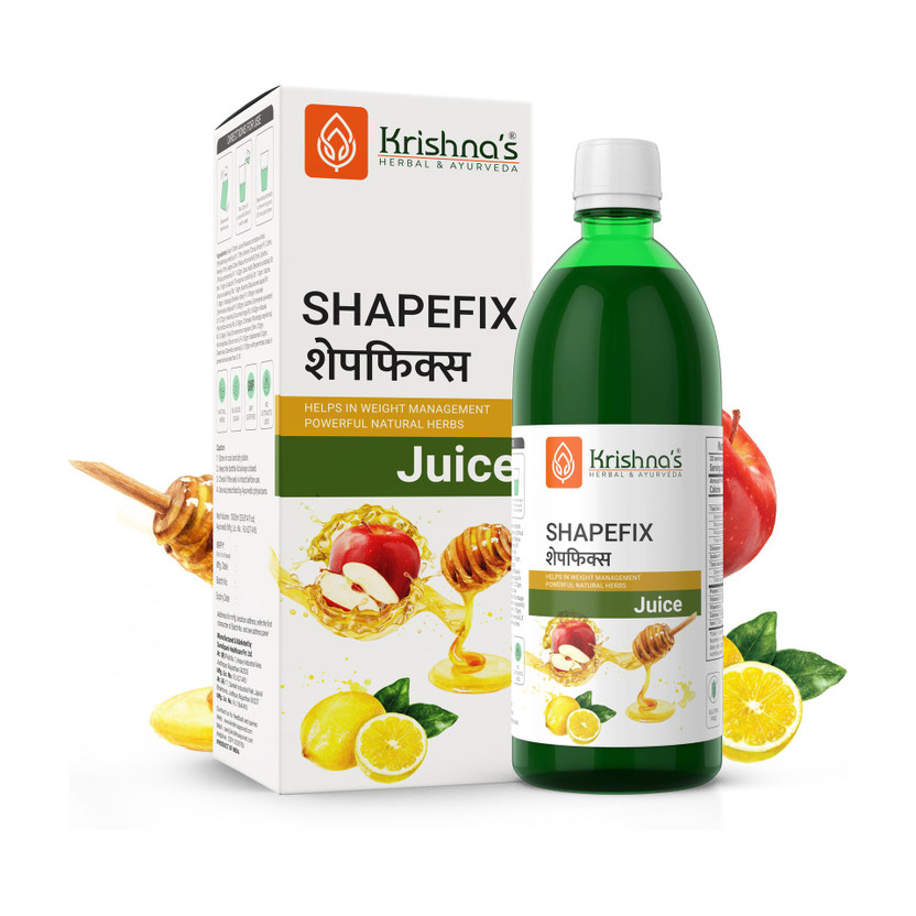 Krishna's Herbal & Ayurveda Shapefix Juice With Natural Herbs, Helps in Weight Management, Gluten Free(1000 ml)