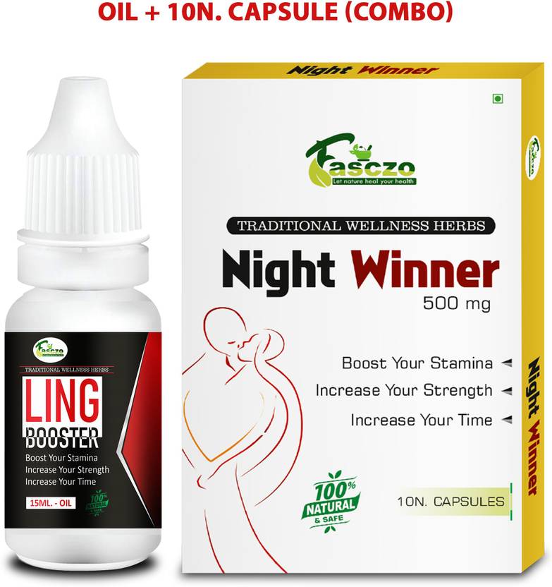 Fasczo Night Win Pill Ling Capsule Sex Capsule SEX Power Oil For