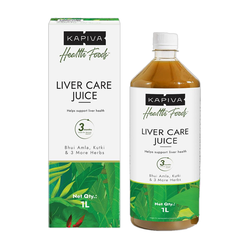 Kapiva Liver Care Juice | With 5 Ayurvedic Herbs to Benefit Liver Health(1 L)