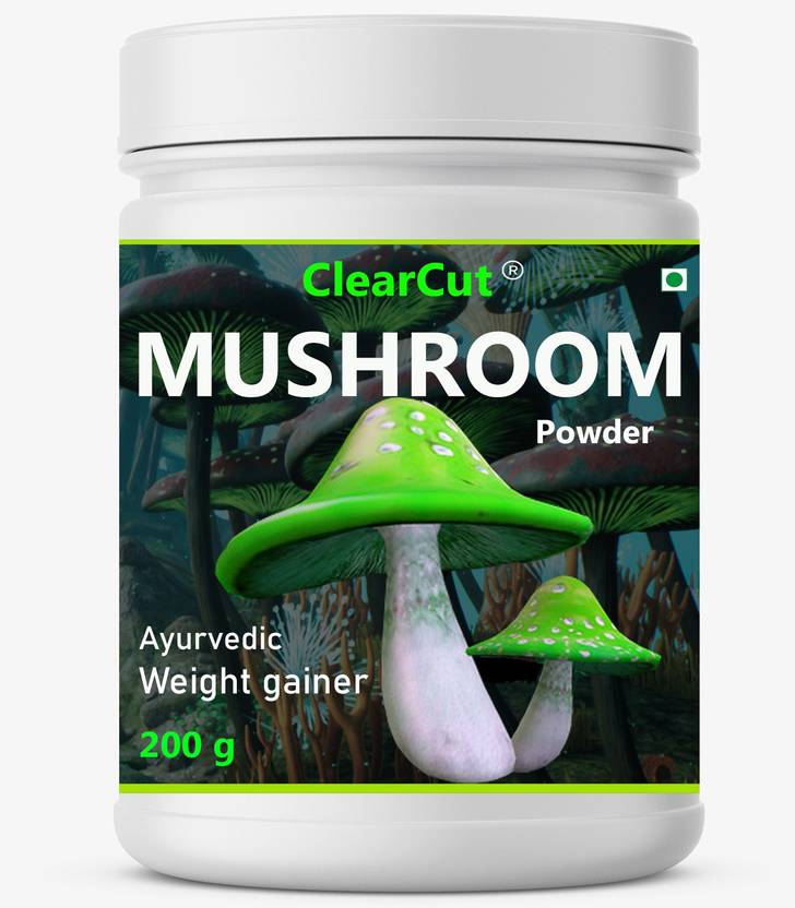 Clearcut Mushroom Ayurvedic powder for weight gain men women, 200g