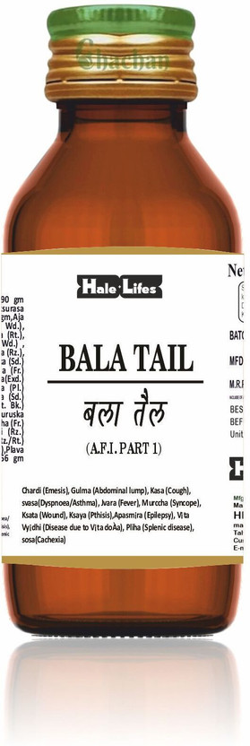 HALE LIFES Bala Tail 100 ml | Bala Oil | Ayurvedic Herbal Oil | Traditional Ayurvedic(100 ml)