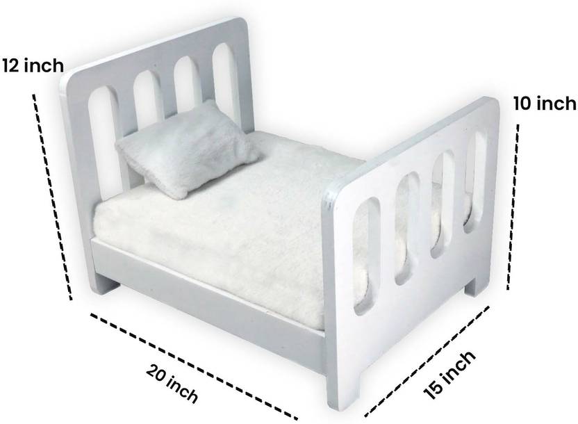 BLACK PIXEL Newborn baby photoshoot prop wooden cot white photo props wooden cot Price in India