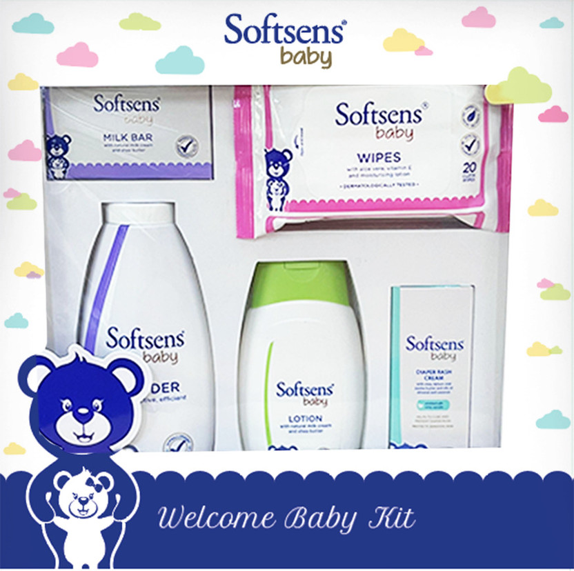 Softsens Baby Welcome Baby Kit | Gift set for Newborns & Babies(Multicolor)
