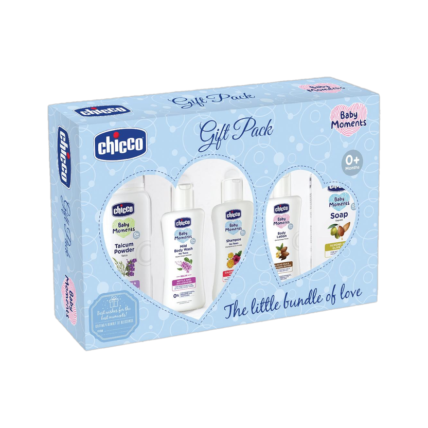 Chicco Chicco Baby Moments Essential Blue Gift Set(Blue) - Flipkart Deal