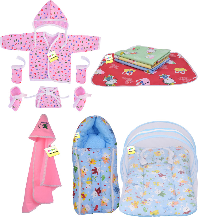 Kwitchy Baby Products All New Born Daily Needs Items Combo (Multicolor, 0-6 Months)(Multicolor)