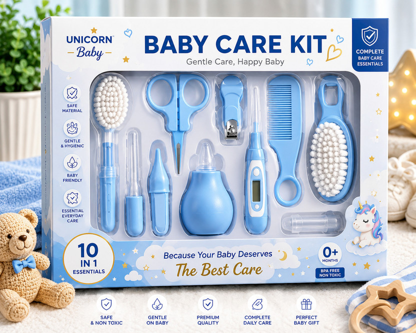 Mini World Baby Complete Care Kit(Multicolor)