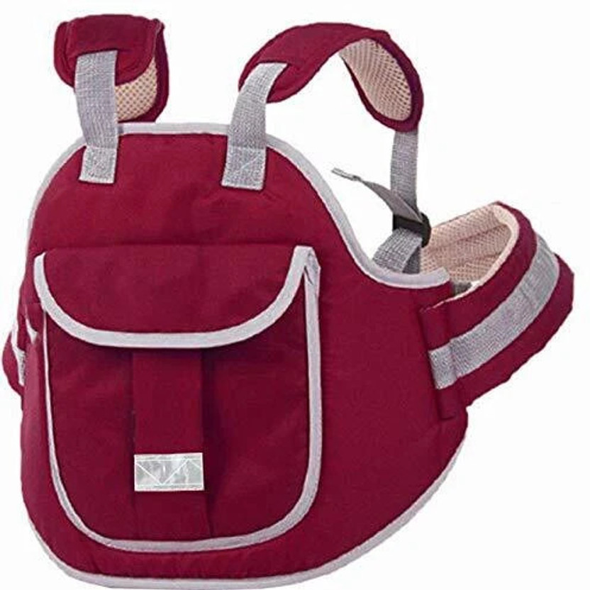 Chinmay Kids ® Children Motorcycle Safety Harness - Child ATV Ride Strap - Kids Vehicle Adjustable Safety Harness Strap for Two Wheeler Bike Snowmobile Horseback Riding Travel with Padded Strap Baby Carrier(Maroon, Back Carry)