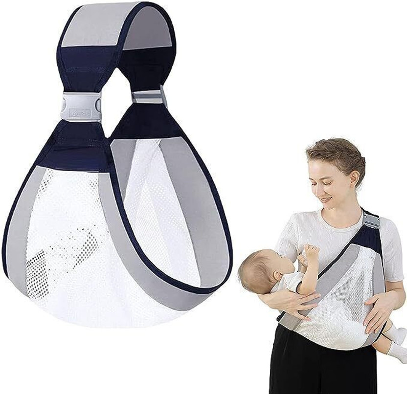 Wishbone BABY SLING Baby Wrap Carry Bag for Newborn, Hands Free Baby Carrier Baby Carrier(Multicolor, Front Carry facing in)