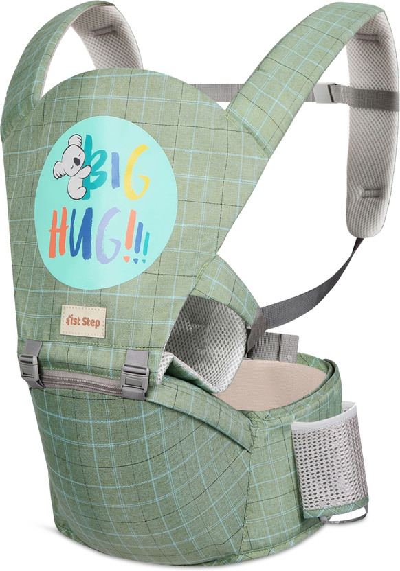 1st Step 5 In 1 Hip Seat Baby Carrier Baby Carrier(Green, Hip Carry)