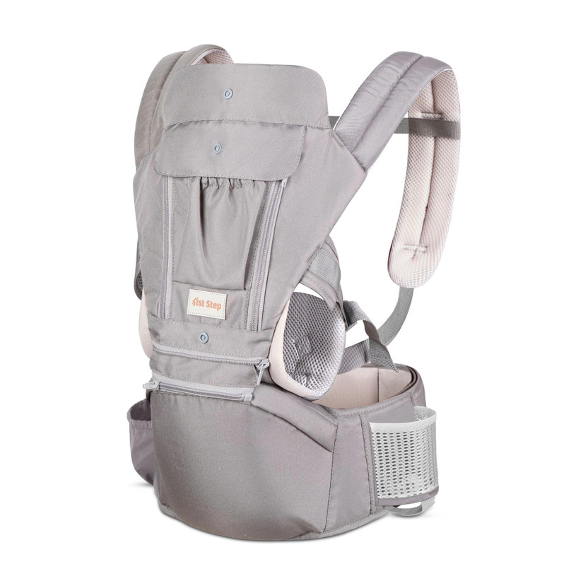 1st 1st Step 5 In 1 Hip Seat Baby Carrier Baby Carrier(Grey, Hip Carry) - Flipkart Deal