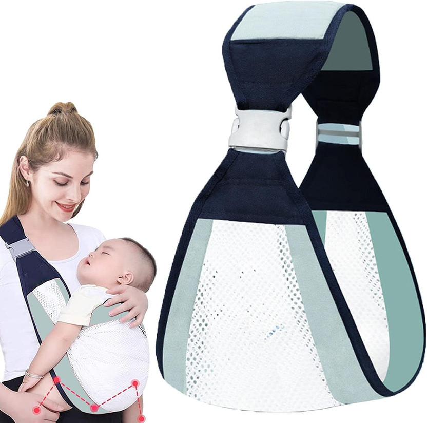 StayWay Thick Shoulder Straps Baby Sling Wrap for Newborn, Breathable Baby Carrier(Multicolor, Front carry facing out)