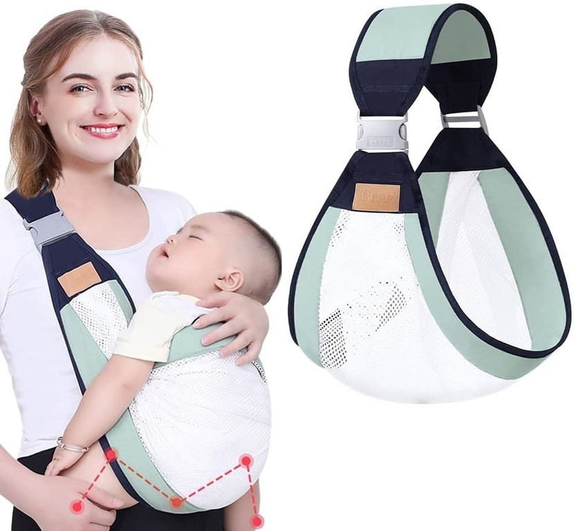 StayWay Baby Carrier Sling Adjustable Carrier Sling, Multifunctional, Breathable Carrier Baby Carrier(Multicolor, Front Carry facing in)