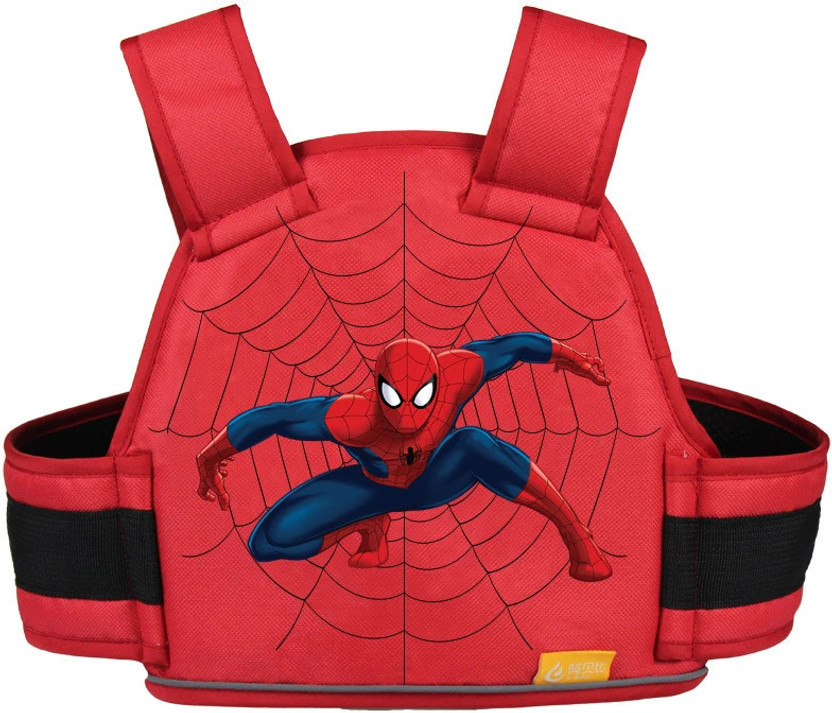 TONY STARK Kids Adjustable Safety Seat Belt for Two Wheeler with Reflective Strips Baby Carrier(Red, Back Carry)