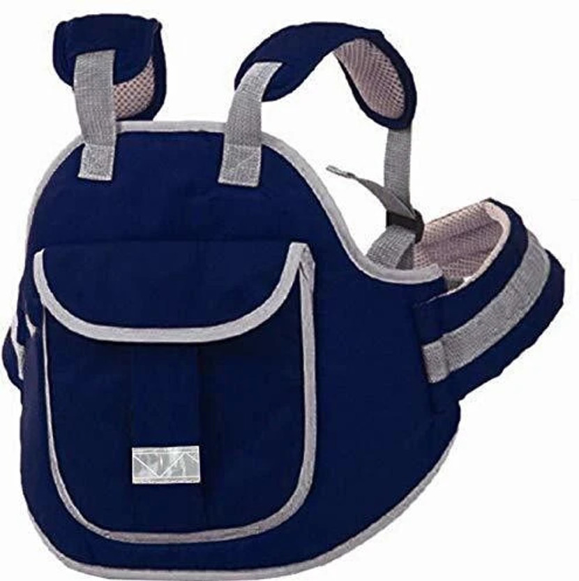 Teeny Weeny ® Children Motorcycle Safety Harness - Child ATV Ride Strap - Kids Vehicle Adjustable Safety Harness Strap for Two Wheeler Bike Snowmobile Horseback Riding Travel with Padded Strap Baby Carrier(Dark Blue, Back Carry)