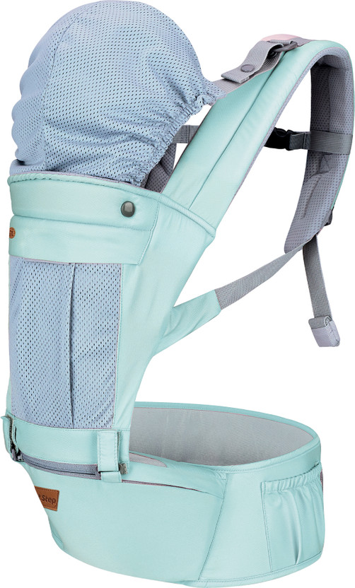 1st Step 5 In 1 Hip Seat Baby Carrier - Blue Baby Carrier(Light Blue, Hip Carry)