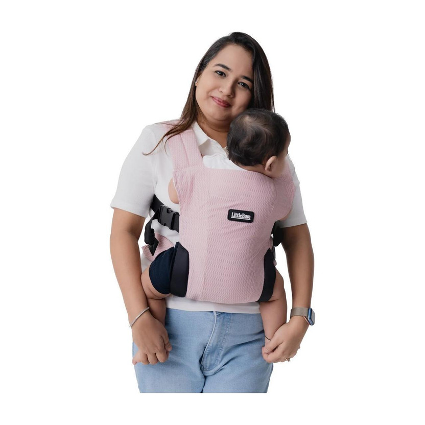 LITTLEBUM LITTLEBUM 3 in 1 Ergonomic Sling Carrying Bag, for 4 to 12 Month Baby Carrier(Dusty Rose, Front Carry facing in) - Flipkart Deal