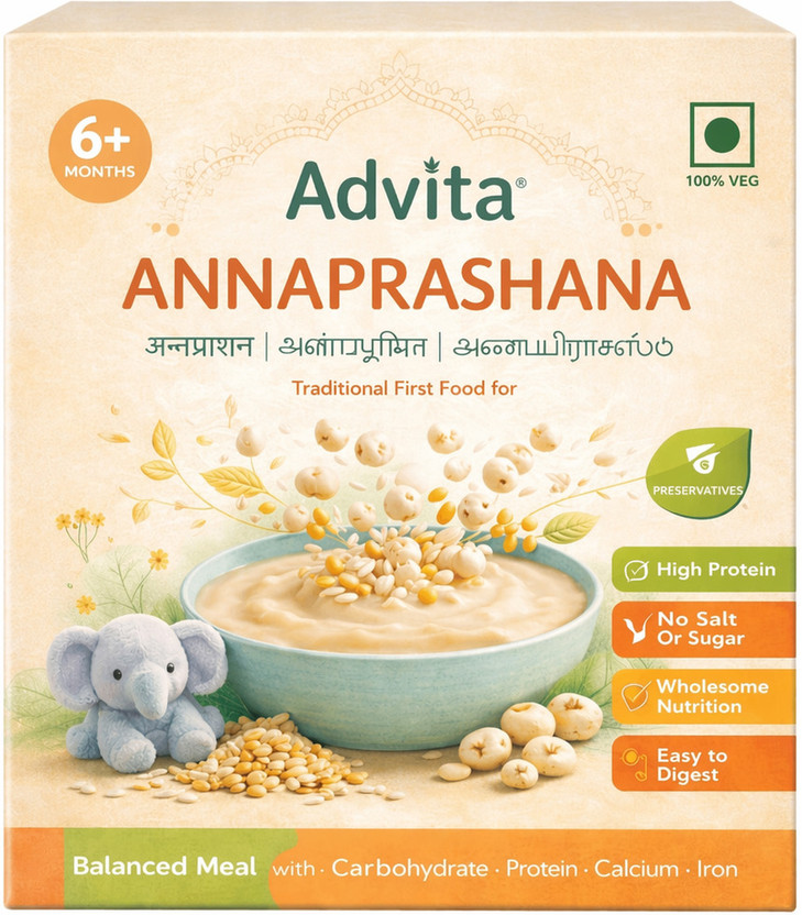 Advita Infant Food Basic Nutrition (Makhana) Cereal(300 g, 6+ Months)