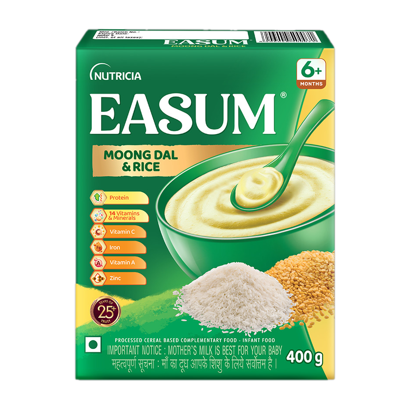 Easum Rice and Moog Dal Baby Cereal(400 g, Upto 8 Months)