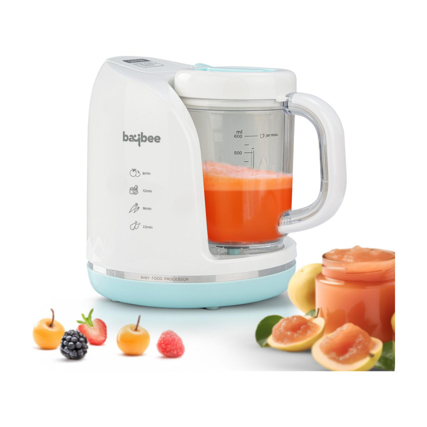baybee Electric Baby Food Processor with Chopper, Grinder & Steamer Blender for Baby(White)