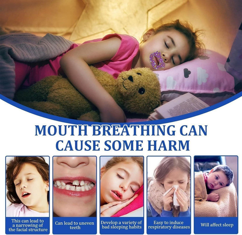 K2J Anti Mouth Tape Supports Nasal Breathing Comfortable Reduce Anti-snoring Device(Mouthpiece)