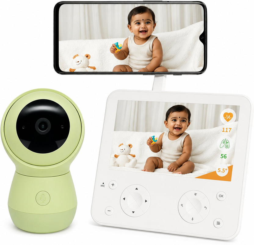 Anvaya Smart Anvaya Smart Omni Series Audio and Video Baby Monitor
