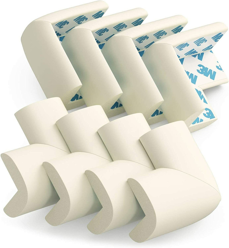 pepplo Child Proofing Corner Guard,Home Furniture Safety Bumper...(Cream,8 Pcs)(Cream)