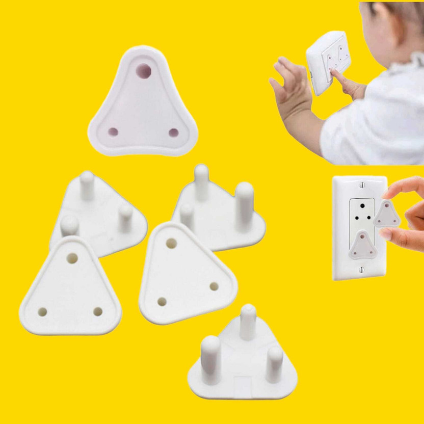AirSoft AirSoft Kids Safety Product Baby Safe Prevent Electricity Leakage Plug Protector Y(White) - Flipkart Deal