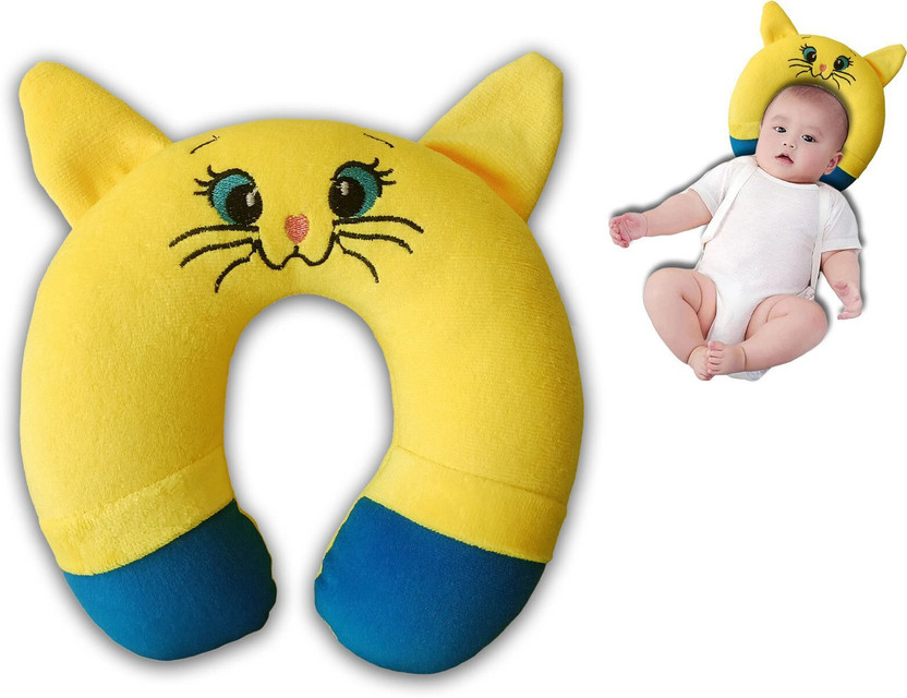 Omsurajiya Yellow Smile-Cat-CusionsDBBG463(Cat-Yellow)