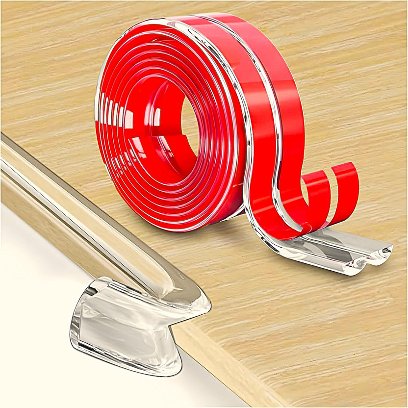 KIDZHALL 10 Meter Baby Safety Edge Protector Strip Soft Guard for Furniture & Corners(Transparent)