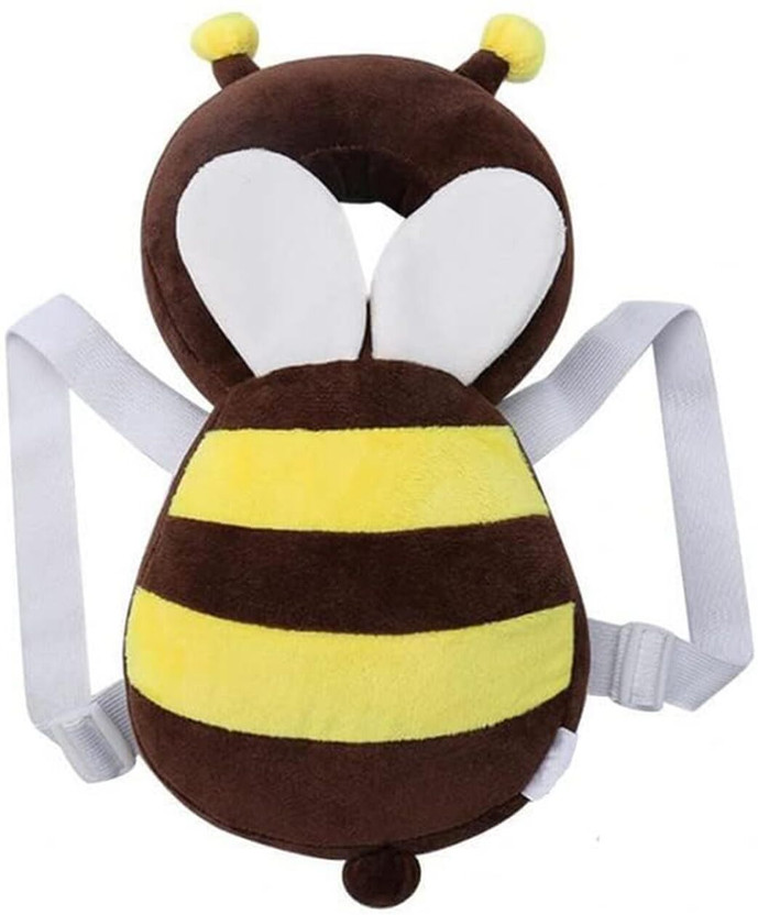 EssCubes EssCubes Enterprise Safety Baby Helmet(Head Guard Protector Cushion Plush Soft Early Learning Crawling Bee Shape Brown) - Flipkart Deal