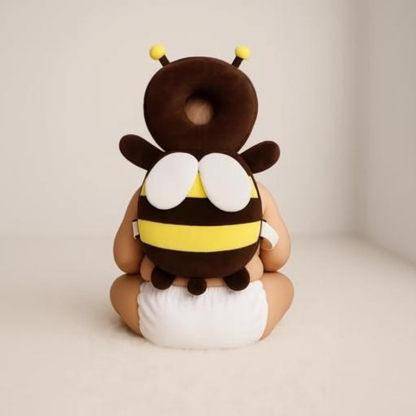 Livastram Baby Head Protection Pillow Cushion – Adjustable Safety Backpack for Toddlers(Brown)