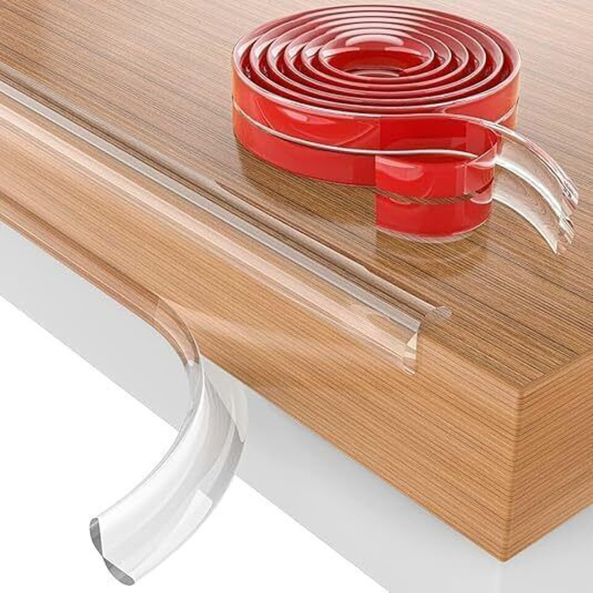 Dobzla Silicone Edge Protector Strip, Baby Proofing Edge & Corner Guard(trasperent)